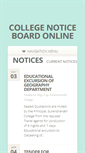 Mobile Screenshot of collegenoticeboardonline.com